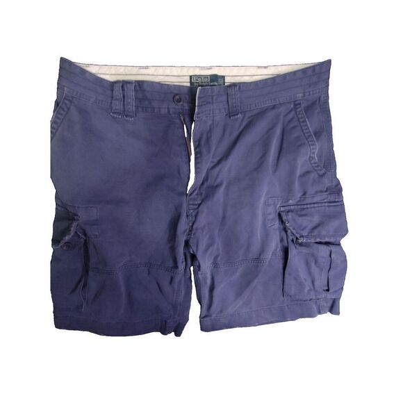 Polo Ralph Lauren Other - Vintage Polo Ralph Lauren Shorts Mens 38 Blue Cargo Military Utility 90s